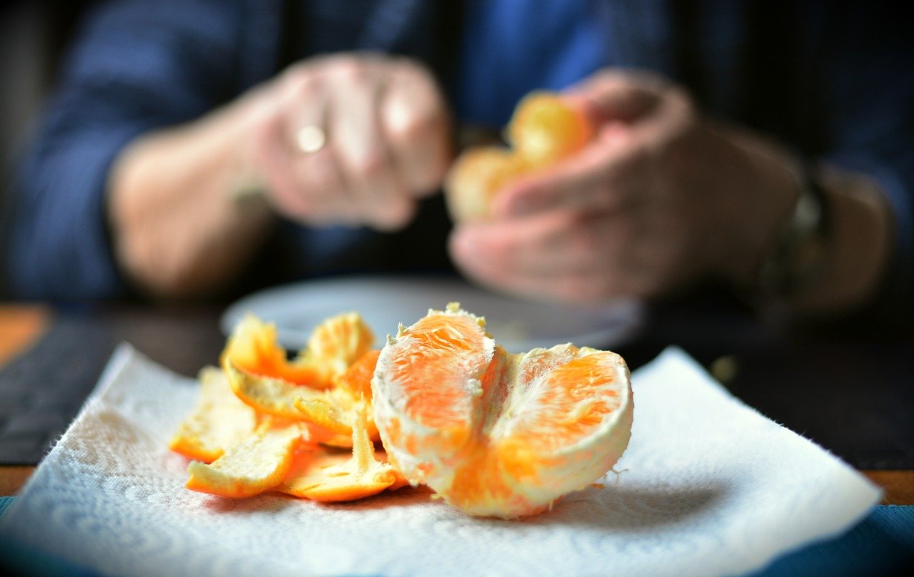 reducing weight with orange peel